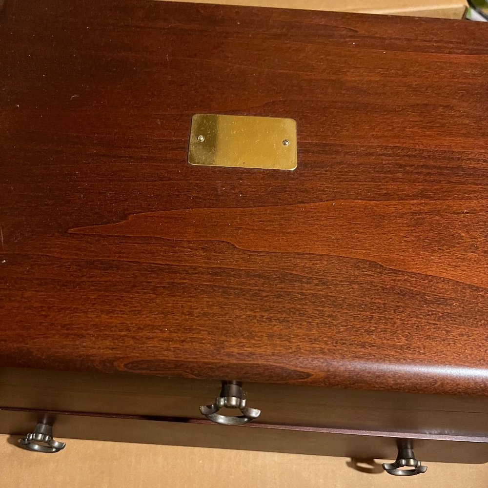 Reed  & Barton flatware storage chest